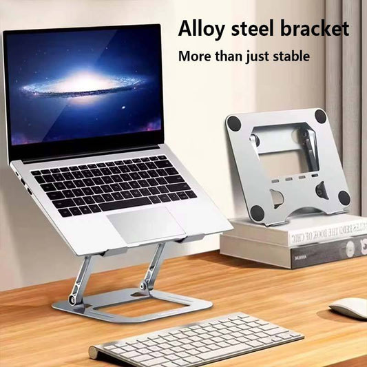 J22 Adjustable Aluminum Laptop Stand – Foldable, Ergonomic & Heat Dissipation Design