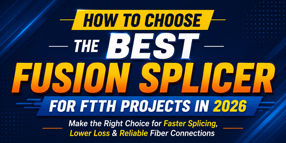 How to Choose the Best Fusion Splicer for FTTH Projects in 2026