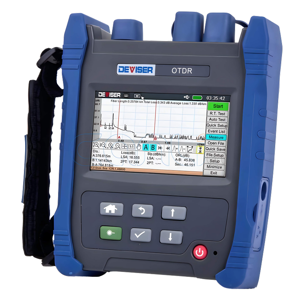 Deviser AE1001 OTDR – Portable & Powerful Optical Fiber Tester