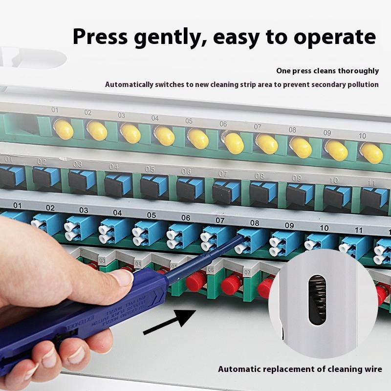 OPTROTECH SC One-Click Fiber Optic Pen Cleaner | Fast & Efficient Connector Cleaning