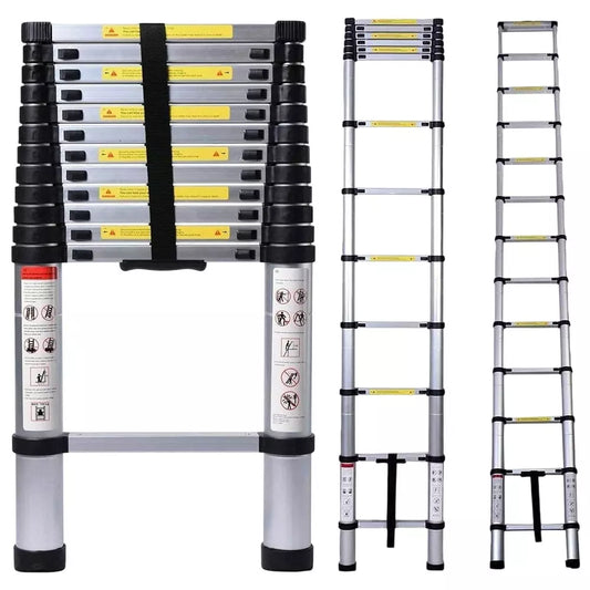 Aluminium Telescopic Ladder Multipurpose Step Ladder for Home & Outdoor