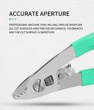 Optrotech Fiber Stripper GREEN Stainless steel Fiber Optic Stripping Pliers 3 Holes Fiber Cable Stripper Fiber Optic Stripper | fiber stripper