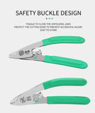 Optrotech Fiber Stripper GREEN Stainless steel Fiber Optic Stripping Pliers 3 Holes Fiber Cable Stripper Fiber Optic Stripper | fiber stripper